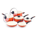 Amazon Vendor 10 Pieces Aluminum Alloy Nonstick Ceramic Cookware Set